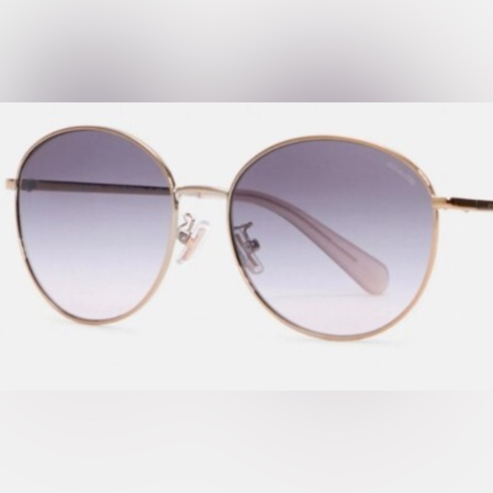 Coach 100% UV protection Lia Round Sunglasses C3482 violet